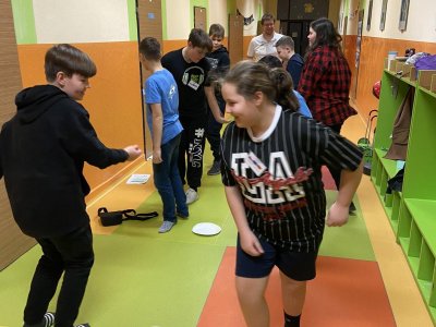 Návštěva německých žáků v rámci projektu Basket@school 6.2.2024